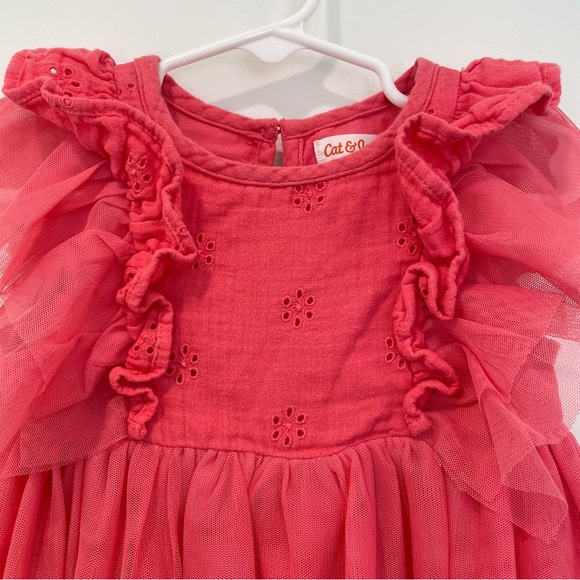 KIDS: Cat & Jack Polka Dots Tulle Dress - Picture 2 of 5